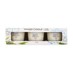 Vonná svíčka Yankee Candle Clean Cotton 37 g Kazeta