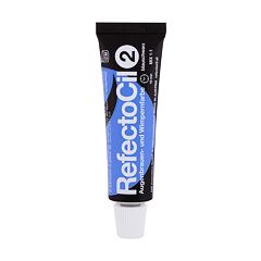 Barva na obočí RefectoCil Eyelash And Eyebrow Tint 15 ml 2 Blue Black poškozená krabička