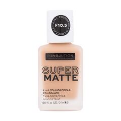 Make-up Revolution Relove Super Matte 2 in 1 Foundation & Concealer 24 ml F10.5