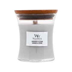 Vonná svíčka WoodWick Lavender & Cedar 85 g
