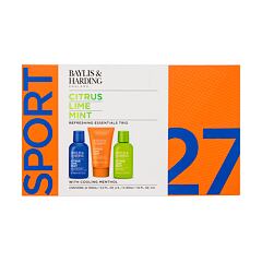 Sprchový gel Baylis & Harding Citrus Lime & Mint Refreshing Essentials Trio 100 ml Kazeta