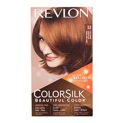 Barva na vlasy Revlon Colorsilk Beautiful Color 59,1 ml 53 Light Auburn poškozená krabička