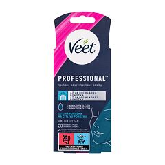 Depilační přípravek Veet Professional Wax Strips Face Sensitive Skin 20 ks