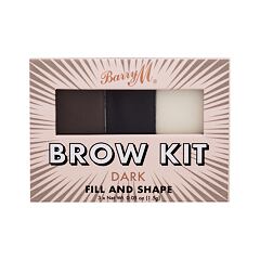 Set a paletka na obočí Barry M Brow Kit  4,5 g Dark