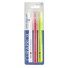 Klasický zubní kartáček Curaprox 5460 Ultra Soft Trio 3 ks poškozený obal