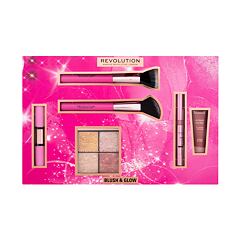 Rozjasňovač Makeup Revolution London Blush & Glow Gift Set 9,6 g Kazeta