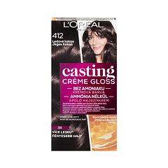 Barva na vlasy L'Oréal Paris Casting Creme Gloss 48 ml 412 Iced Cocoa
