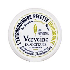 Deodorant L'Occitane Verveine The Incredible Deodorant Recipe 50 g