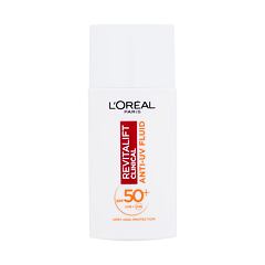 Denní pleťový krém L'Oréal Paris Revitalift Clinical Anti-UV Fluid SPF50+ 50 ml poškozená krabička