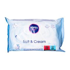 Čisticí ubrousky Nivea Baby Soft & Cream 63 ks