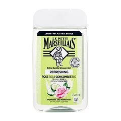 Sprchový gel Le Petit Marseillais Extra Gentle Shower Gel Bio Rose & Bio Cucumber 250 ml