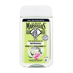 Sprchový gel Le Petit Marseillais Extra Gentle Shower Gel Bio Rose & Bio Cucumber 250 ml