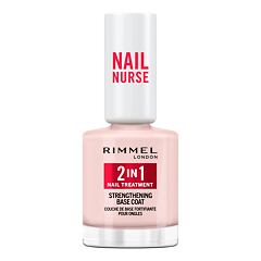 Lak na nehty Rimmel London Nail Nurse 2in1 Strenghtening Base Coat 12 ml