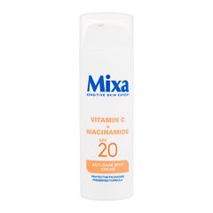 Denní pleťový krém Mixa Vitamin C + Niacinamide Anti-Dark Spot Cream SPF20 50 ml