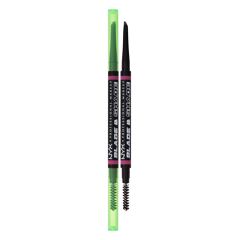 Tužka na obočí NYX Professional Makeup Blade & Shade Dual Edge Brow Pencil 0,06 g 12 Black