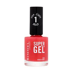 Lak na nehty Rimmel London Super Gel STEP1 12 ml 010 Coco Suga