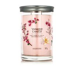 Vonná svíčka Yankee Candle Signature Pink Cherry & Vanilla Tumbler 567 g