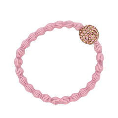 Gumička na vlasy By Eloise London Bling Charms Disco Ball Ballet Pink 1 ks Ballet Pink