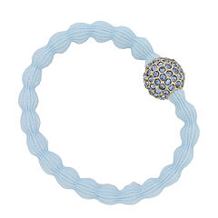 Gumička na vlasy By Eloise London Bling Charms Disco Ball Sky Blue 1 ks Sky Blue