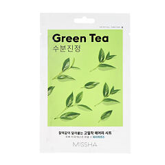 Pleťová maska Missha Airy Fit Sheet Mask Green Tea 19 g
