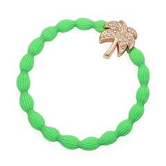 Gumička na vlasy By Eloise London Gold Bling Palm Tree 1 ks Neon Green
