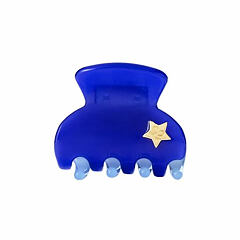 Spona do vlasů By Eloise London Small Hair Claw Gold Star 1 ks Blue Breeze