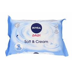 Čisticí ubrousky Nivea Baby Soft & Cream 63 ks