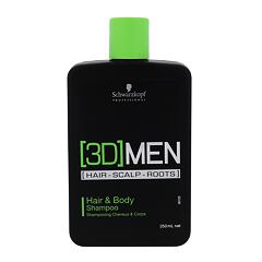 Šampon Schwarzkopf Professional 3DMEN Hair & Body 250 ml