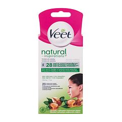 Depilační přípravek Veet Natural Inspirations™ Face Wax Strips Argan Oil 20 ks