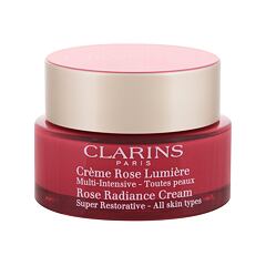 Denní pleťový krém Clarins Rose Radiance 50 ml