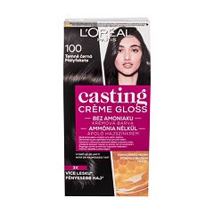 Barva na vlasy L'Oréal Paris Casting Creme Gloss 48 ml 100 Dark Black