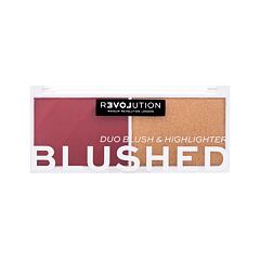 Dekorativní kazeta Revolution Relove Colour Play Blushed Duo Blush & Highlighter 5,8 g Wishful