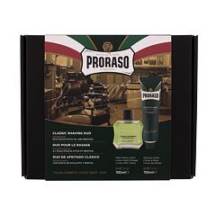 Voda po holení PRORASO Green Classic Shaving Duo 100 ml poškozená krabička Kazeta