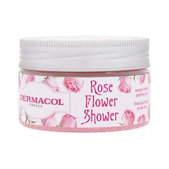 Tělový peeling Dermacol Rose Flower Shower Body Scrub 200 g