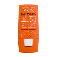 Opalovací přípravek na tělo Avene Stick Zones Sensibles SPF 50+ 8 g