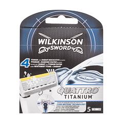 Náhradní břit Wilkinson Sword Quattro Titanium 5 ks
