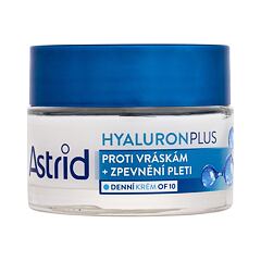 Denní pleťový krém Astrid Hyaluron 3D Antiwrinkle & Firming Day Cream SPF10 50 ml