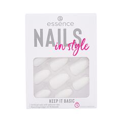 Umělé nehty Essence Nails In Style 12 ks 15 Keep It Basic