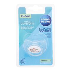 Dudlík Canpol babies Newborn Baby More Comfort Silicone Soother Hearts 0-6m 1 ks
