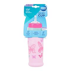 Hrneček Canpol babies Active Cup Non-Spill Sport Cup Butterfly Pink 350 ml