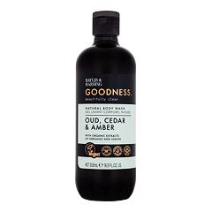 Sprchový gel Baylis & Harding Goodness Oud, Cedar & Amber Natural Body Wash 500 ml