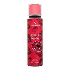 Tělový sprej Vive Scents Lovely Diva Rouge Lips 236 ml