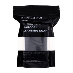Čisticí mýdlo Revolution Man Oil Control Charcoal Cleansing Soap 200 g
