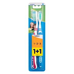 Klasický zubní kartáček Oral-B 1-2-3 Fresh Medium 1 balení