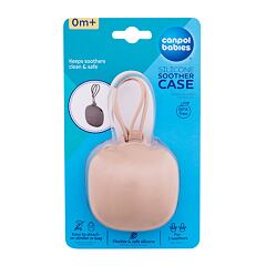 Pouzdro na dudlík Canpol babies Silicone Soother Case Beige 1 ks