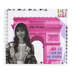 Dekorativní kazeta Makeup Revolution London Emily In Paris 12 Jours De Paris Advent Calendar 1 ks Kazeta