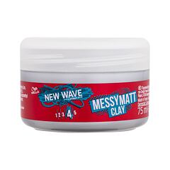 Pro definici a tvar vlasů Wella New Wave Messy Matt Clay 75 ml
