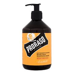 Šampon na vousy PRORASO Wood & Spice  Beard Wash 500 ml
