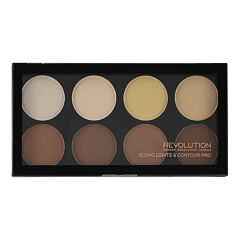 Rozjasňovač Makeup Revolution London Iconic Lights & Contour Pro 13 g
