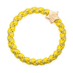 Gumička na vlasy By Eloise London Woven Gold Star Marigold 1 ks Marigold
